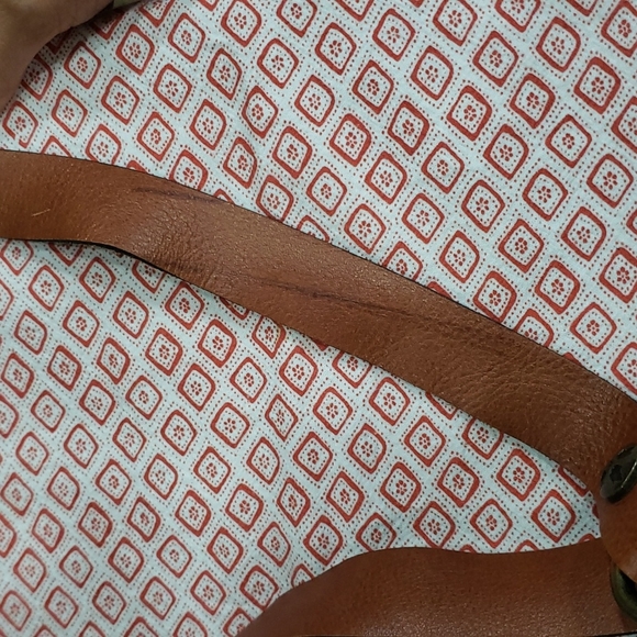 Super SALE!!!PATRICIA NASH ZURGIO BRITISH TAN Leather Satchel Bag - Picture 16 of 16